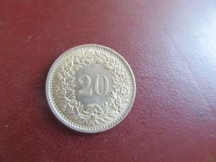 SWITZERLAND - 20 RAPPEN1989 - AS9