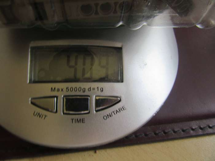 400 g OF VARIOUSLEGO ITEMS - ASPER SCAN - BID PER TWO GRAMS - LE3