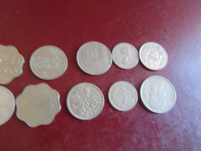 GOOD START FOR THE BEGINNER - 10 INTERNATIONAL COINS - AS PER SCAN - CO35
