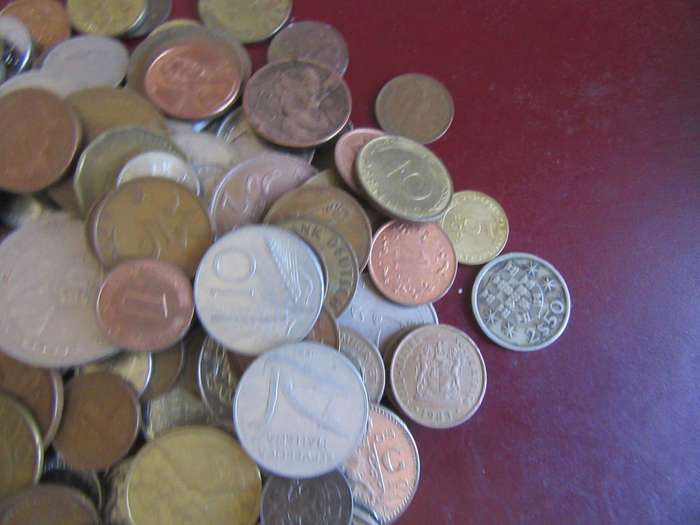 5000g WORLD COINS INCL. RSA COINS - AS PER SCAN -BID PER  50g - LOT15
