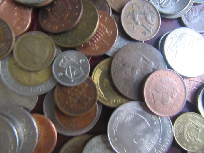 GOOD START FOR THE BEGINNER - 96 WORLD COINS INCL. RSA COINS - AAS PER SCAN - LOT5