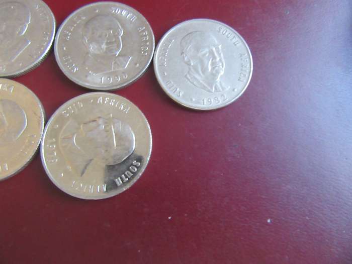5X5ONE RAND COISWITH PRSIDENT-VARIOUS YEARS- AS PER SCANAS8