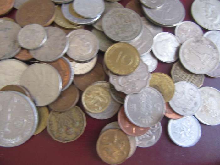 GOOD START FOR THE BEGINNER - 120 WORLD COINS INCL. RSA COINS - ASPER SCAN - BID PER COIN - LOT42