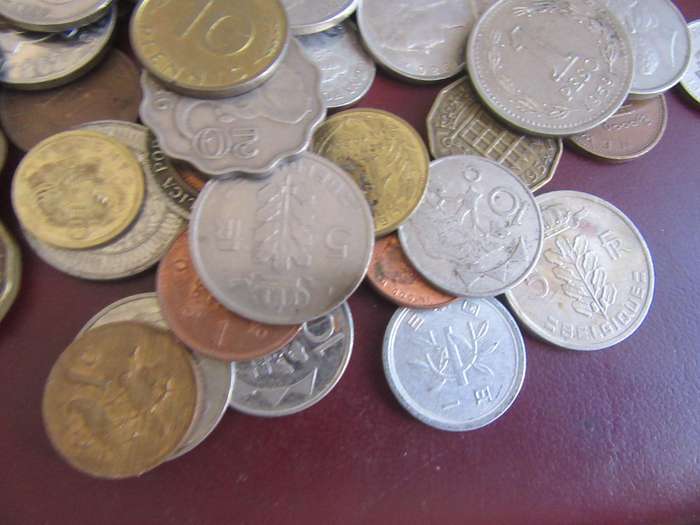 GOOD START FOR THE BEGINNER - 120 WORLD COINS INCL. RSA COINS - ASPER SCAN - BID PER COIN - LOT42