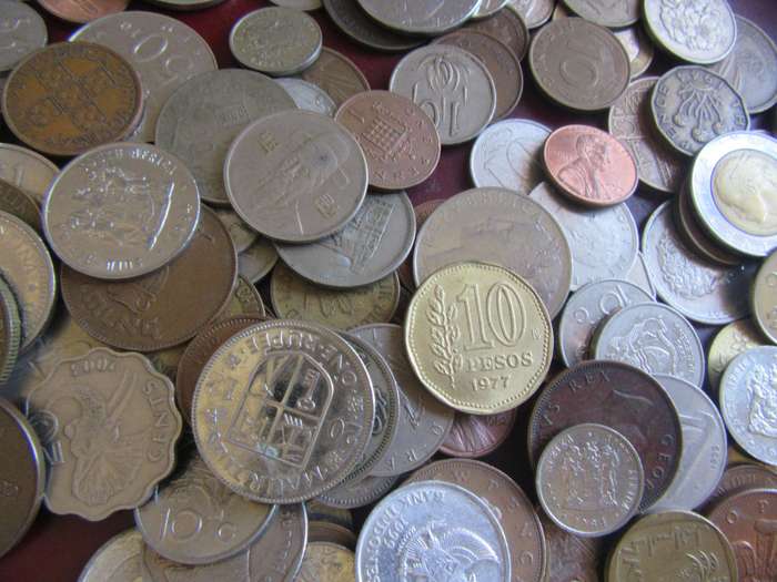 GOOD START FOR THE BEGINNER - 120 WORLD COINS INCL. RSA COINS - ASPER SCAN - BID PER COIN - LOT42