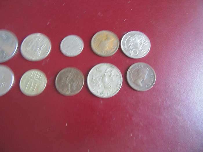 GOOD START FOR THE BEGINNER - 10 INTERNATIONAL COINS - AS PER SCAN - CO6