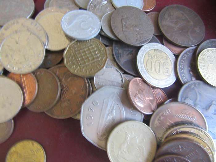 GOOD START FOR THE BEGINNER - 120 WORLD COINS INCL. RSA COINS - AS PER SCAN - BID PER COIN - LOT 43