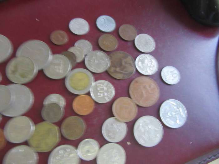 GOOD START FOR THE BEGINNER - 50 WORLD COINS INCL. RSA COINS - AS PER SCAN - LOT27