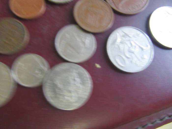 GOOD START FOR THE BEGINNER - 50 WORLD COINS INCL. RSA COINS - AS PER SCAN - LOT27