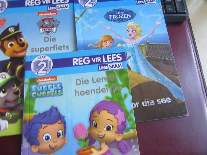 3 BOOKS-REG VIR LEES -VLAK2 - ASPER SCAN - BID PER BOOK -MD