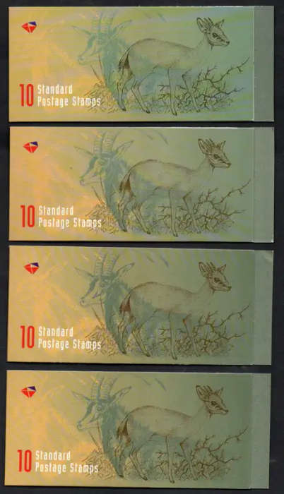 RSA 1998 ANTELOPE BOOKLETS (X4) MINT AND COMPLETE + (X2) CTO. AS PER SCANS. GOOD VALUE.