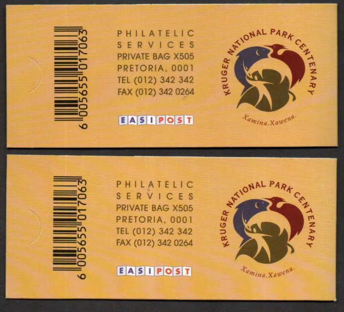 RSA 1998 ANTELOPE BOOKLETS (X4) MINT AND COMPLETE + (X2) CTO. AS PER SCANS. GOOD VALUE.