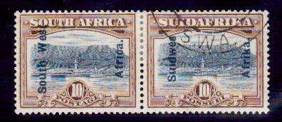 SWA - SACC 80a - VFU Pair - 16mm Between Lines of Overprint - CV R2000