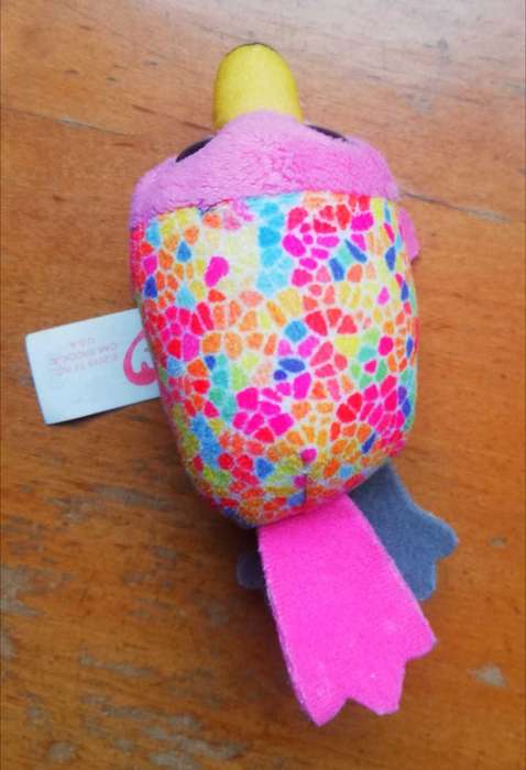 McDonald's Beanie Boos Teeny TY's. Stackable Happy Meal Toy 2019. Gilda the Flamingo. 12cm.