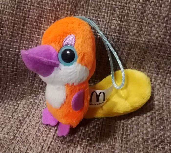 McDonald's Happy Meal 2014. Tiki the Platypus Duck. Yoo-Hoo Hanger Toy. 8cm.