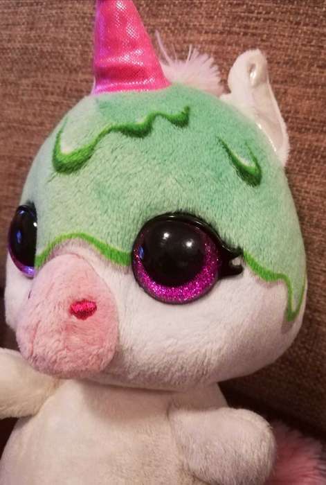 NICI Sirup Guzz Unicorn. Plush Classic Bean Bag Soft Toy. 28cm.