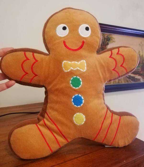 Georgie the Gingerbread man. Christmas Joy. 35cm.