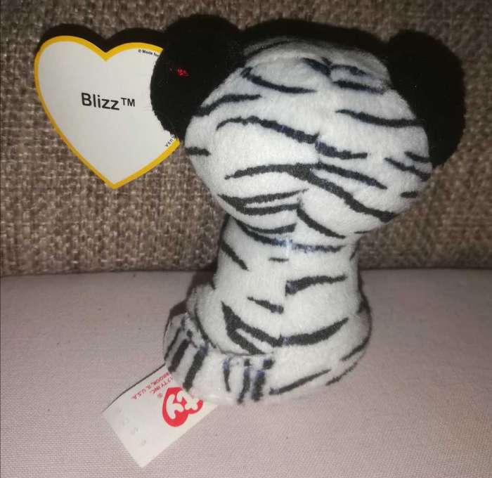 TY McDonald's Teenie Beanie Boo - Blizz. Plush Little Collectable with Tags. 9cm.