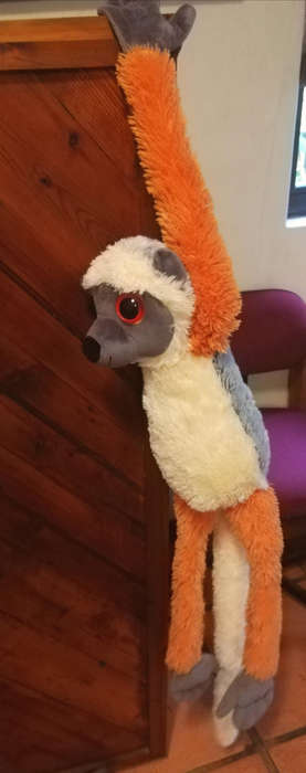 Large Nature Planet Sifaka Lemur Plush Soft Toy! 85cm.