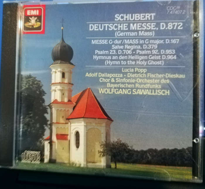 Schubert Deutsche Messe, D. 872. CD. EMI.