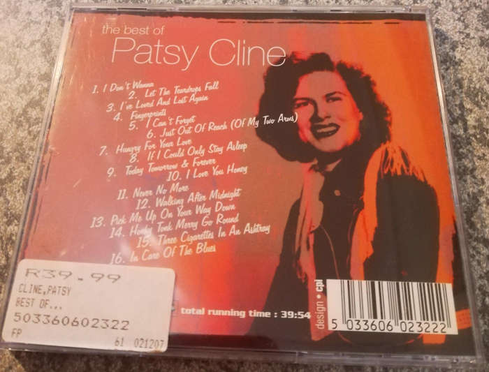 The Best of Patsy Cline. CD. Her Greatest Hits!