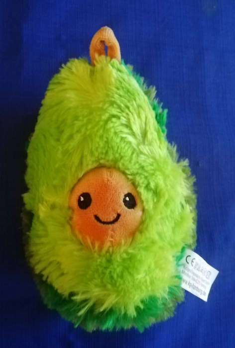Smiling Home Decor Avocado Soft Plush Pillow/Toy. 18cm.