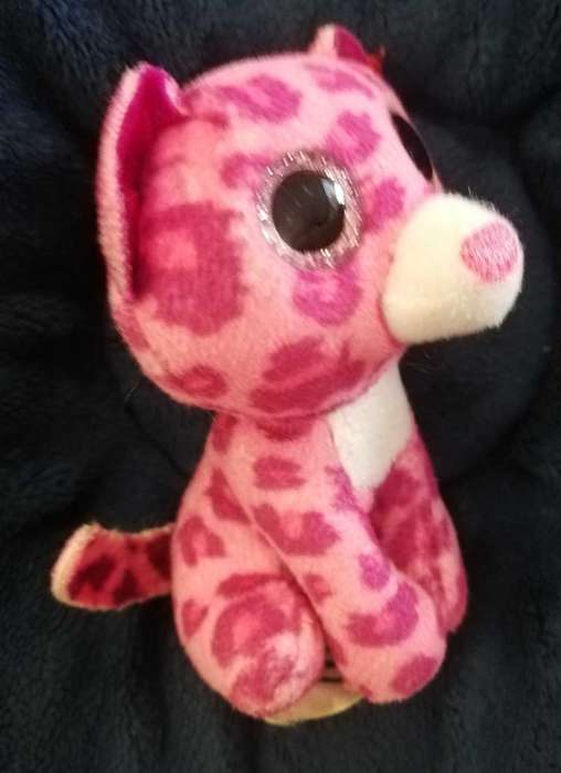 TY Teeny Beanie Boo Glamour the Leopard. McDonald's 2016. Collectable Happy Meal Toy. 9cm.
