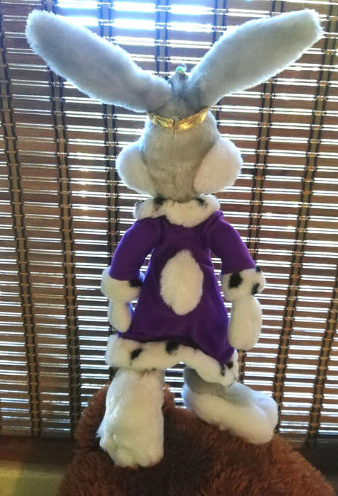 Vintage King Bugs Bunny Plush Soft Toy From Looney Tunes! Special Price! 45cm.