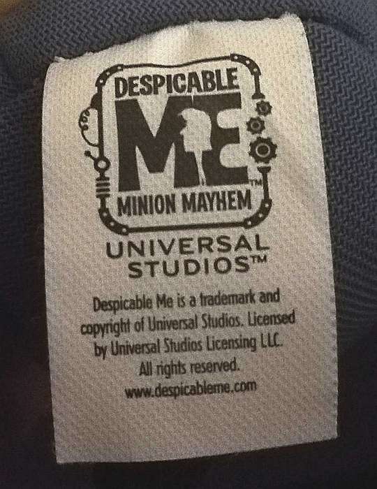 Despicable Me.  Small Pocket Size Minion. Plush Buddy!  9cm.