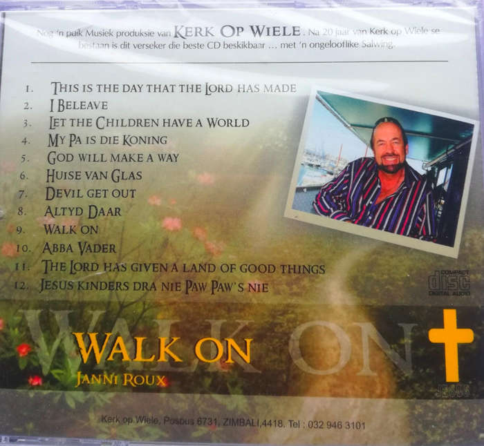 Walk On - Janni Roux. Production of "Kerk op Wiele" CD never used, still sealed.