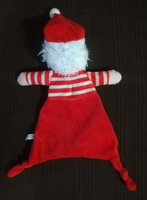 A Plush Santa Claus Trixi Baby Comforter/Toy with Crackling Noise when Touched. 25cm.