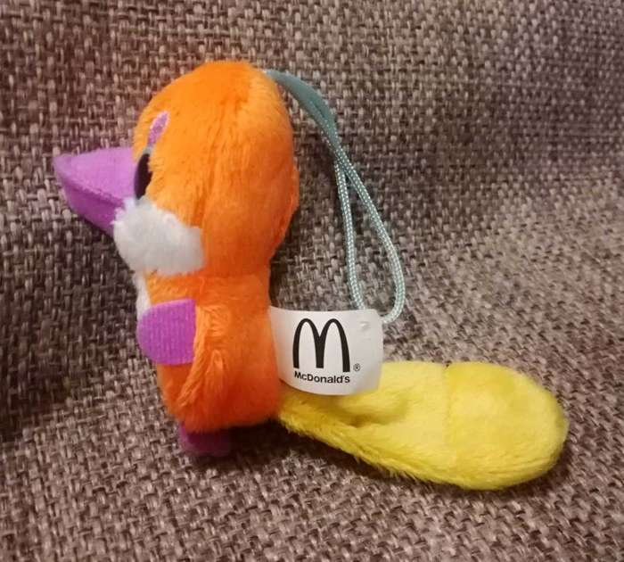 McDonald's Happy Meal 2014. Tiki the Platypus Duck. Yoo-Hoo Hanger Toy. 8cm.
