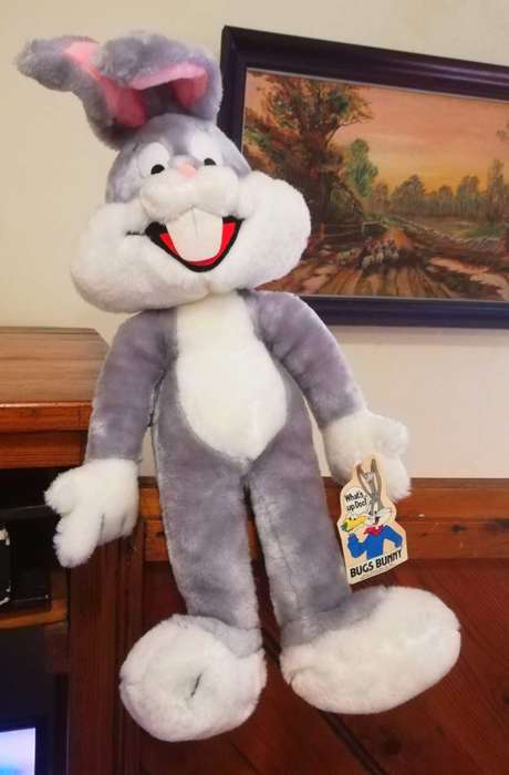 Warner Bros one and only Bugs Bunny! What's up Doc? Plush large soft toy. 50cm.