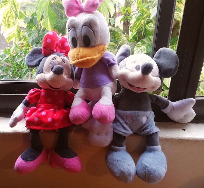 3x Disney plush Toys! Mickey, Minnie and Daisy! A Happy Family at a Great Price!