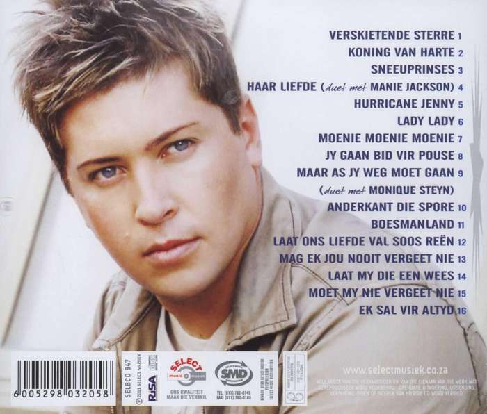 Ray Dylan. Verskietende Sterre. Musiek CD.