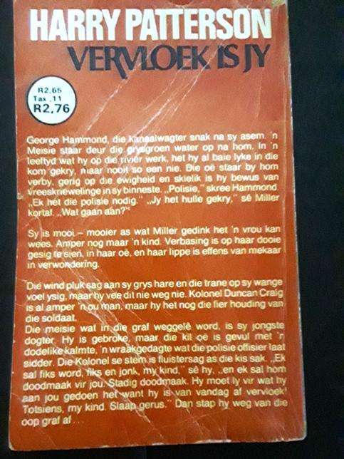 Vervloek is jy - Harry Patterson - vertaling van Brought in Dead