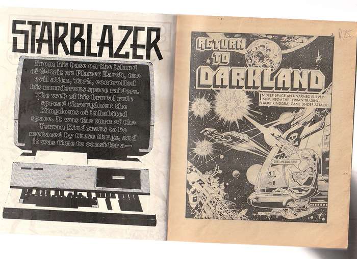 Starblazer Comic 155 - Return to Darkland