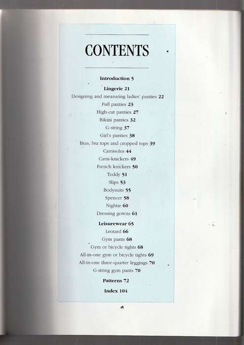 Lingerie and Leisure Wear - Linette Maritz - guide to over 30 creative designs