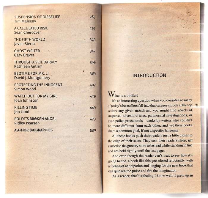 Thriller 2 - Edited by Clive Cussler - Stories that cut to the bone