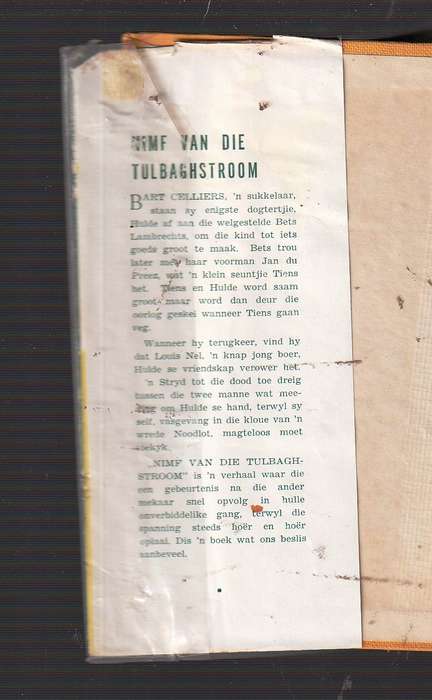 Nimf van die Tulbachstroom - Johann Jordaan - Vasgeval in die noodlot veg 2 manne om haar hand