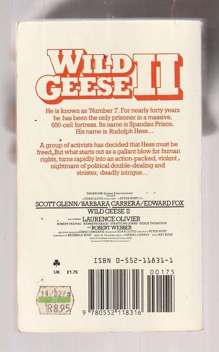 Wild Geese 2 - Daniel Carney - You saw the movie now read the book