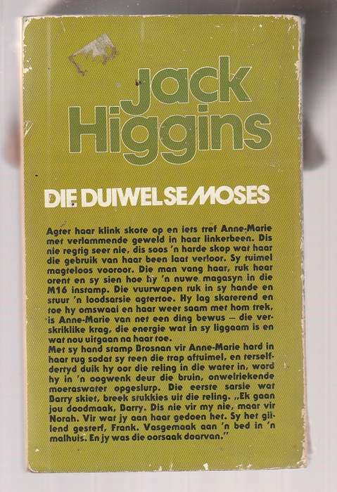 Die Duiwel se Moses - Jack Higgens - In n oogwenk word hy deur die bruisende water opgeslurp