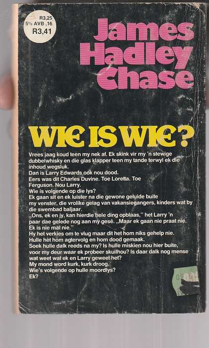 James Hadley Chase - Wie is wie? (You can say that again)