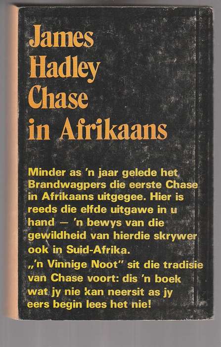 n Vinnige Noot - James Hadley Chase -Vertaling van THE FAST BUG