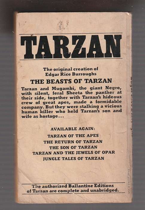 The Beasts of Tarzan - Edgar Rice Buroughs - Tarzan no 3