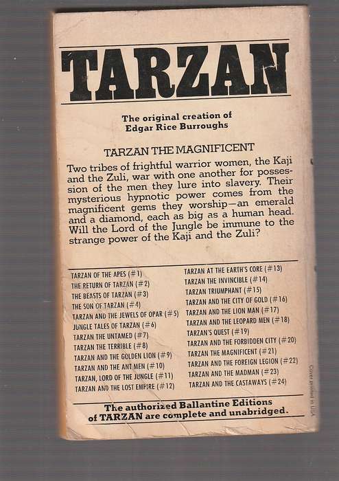 Tarzan the magnificent - Edgar Rice Burroughs - Tarzan 21