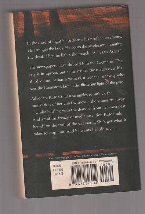 Ashes to Ashes - Tami Hoag - a serial killer called the cremator has the city in uproar