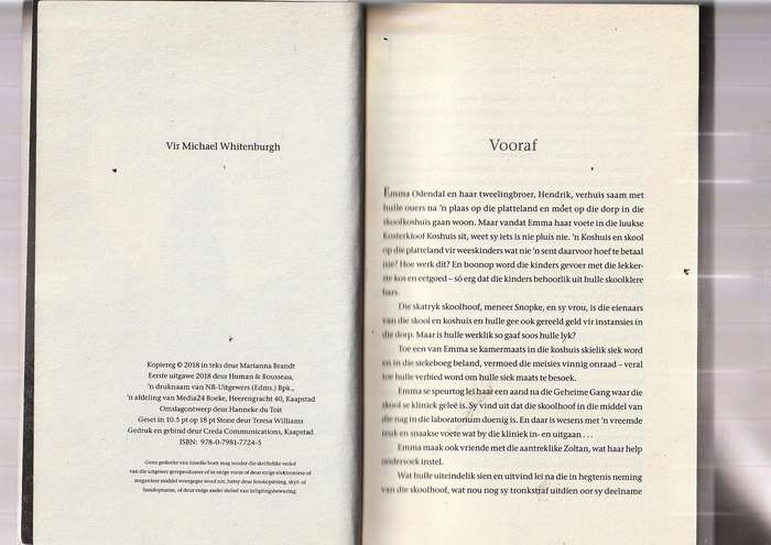 Emma en die Middernagman - Marianna Brandt - Boek 3 in die Emma jeug riller reeks