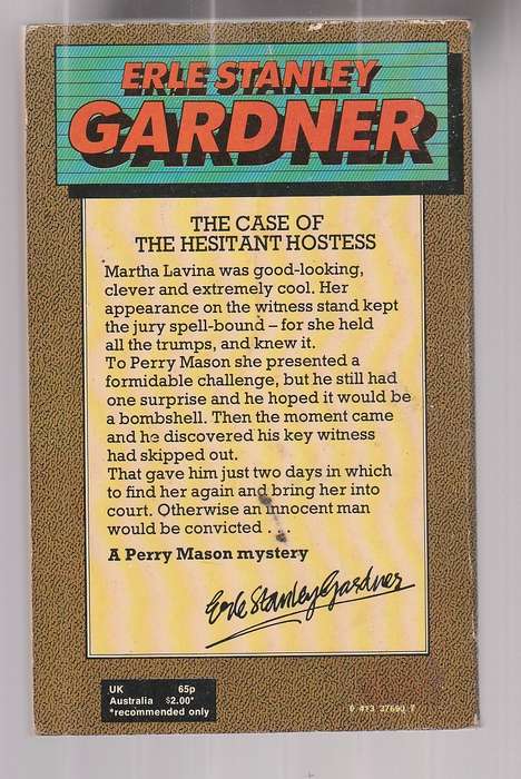 The case of the hesitant hostess - Erle Stanley Gardner - a Perry Mason Mystery