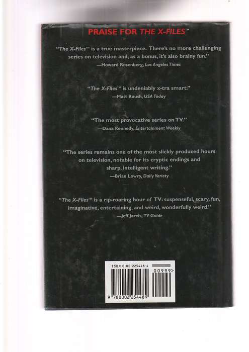 X-Files - Ground Zero - Kevin J Anderson - Hardcover edition
